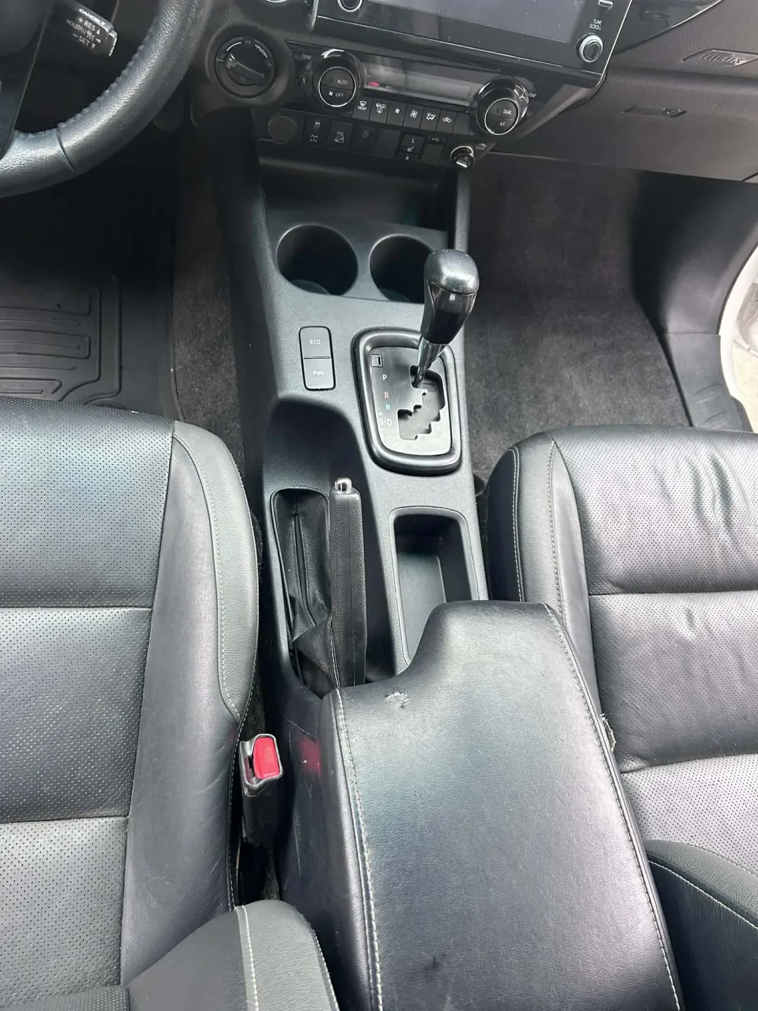 console centrale pick-up après